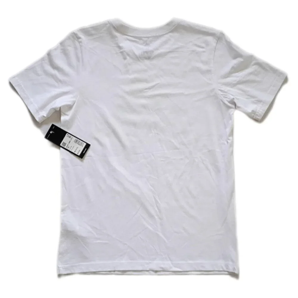 Adidas Camo Logo Graphic T-Shirt White Youth Size M Athletic Casual Tee